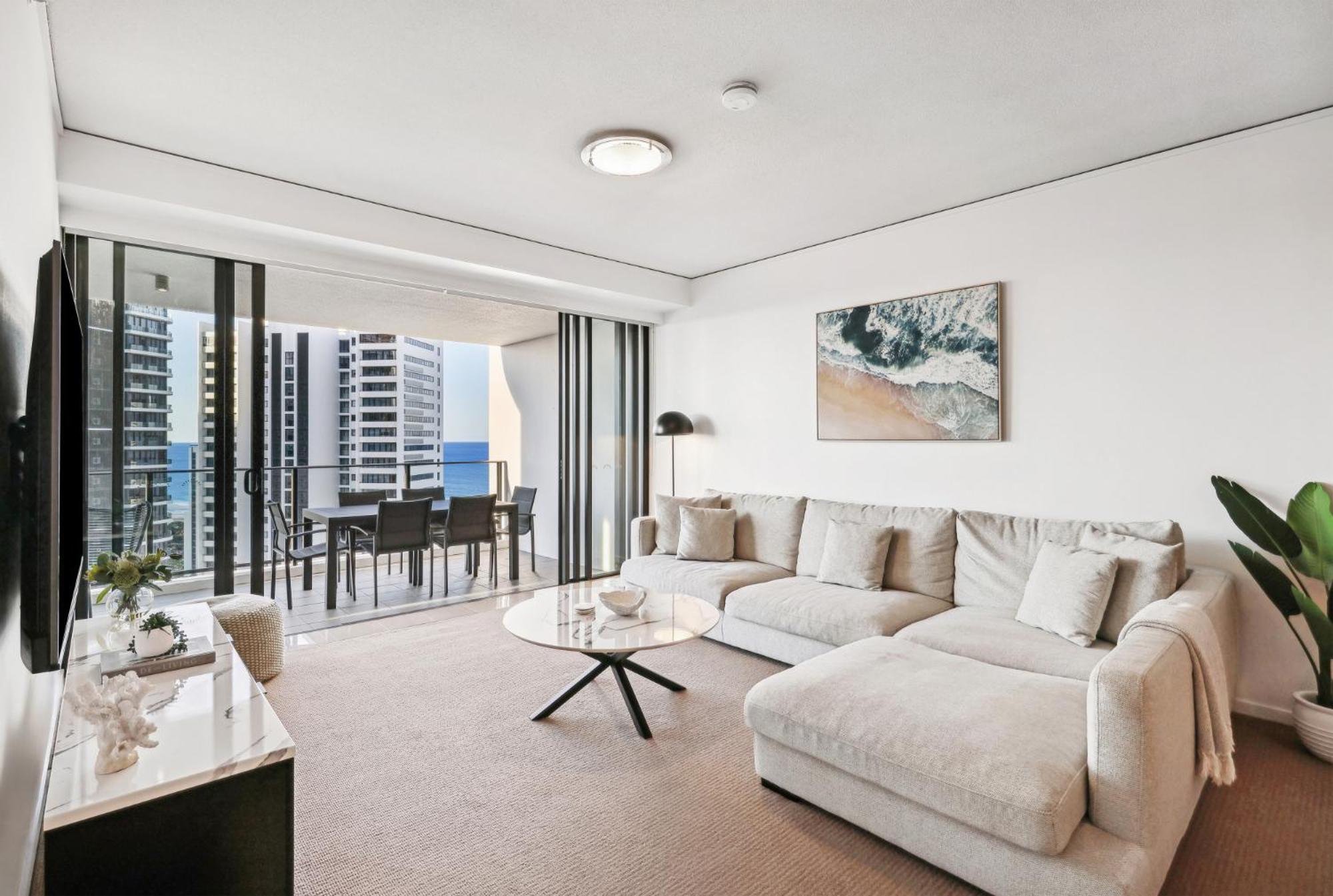 גולד קוסט Ocean View 3-Bed With Gym, Pool, Sauna & Parking מראה חיצוני תמונה